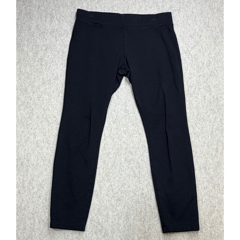 American Giant Leggings Womens 12 Black Ponte Athleisure Minimalist Quiet Luxury